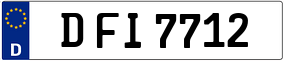 Truck License Plate